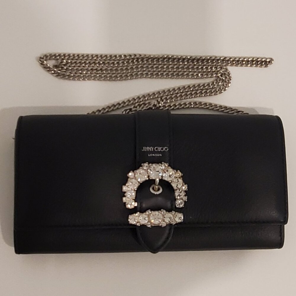 Jimmy Choo Cheri Wallet with Chain